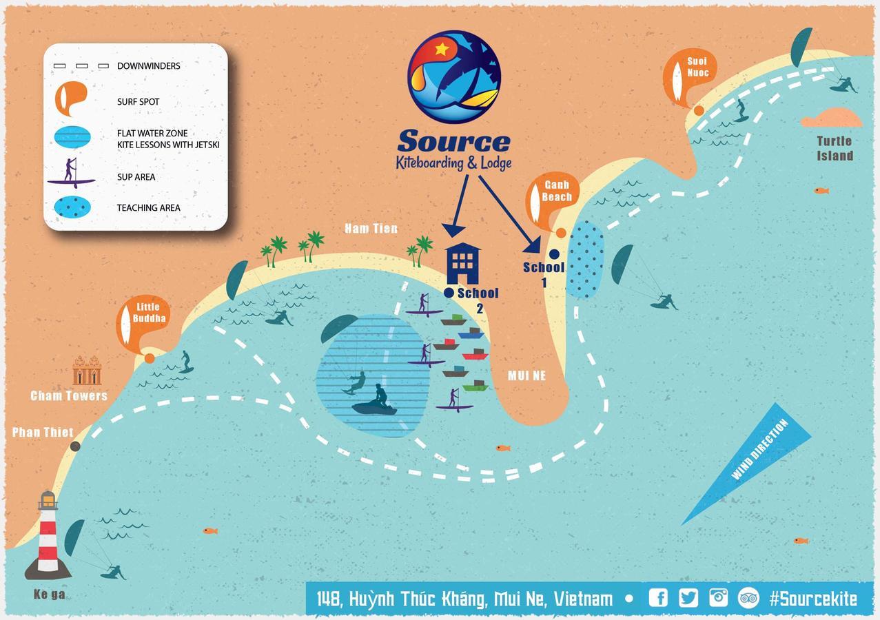 Source Kiteboarding/Lodge 潘切 外观 照片